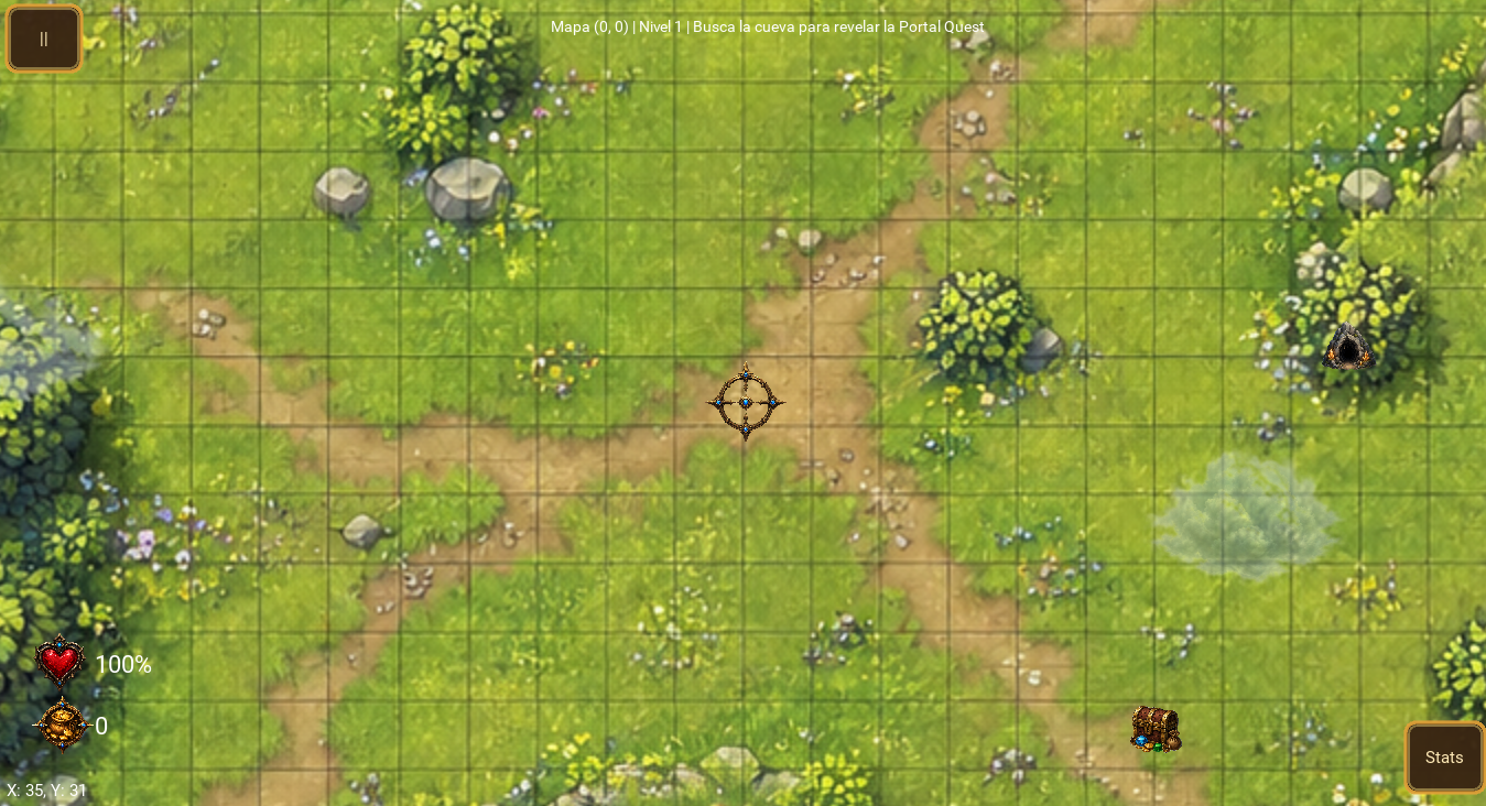 Mapa de exploración de Wandergrave